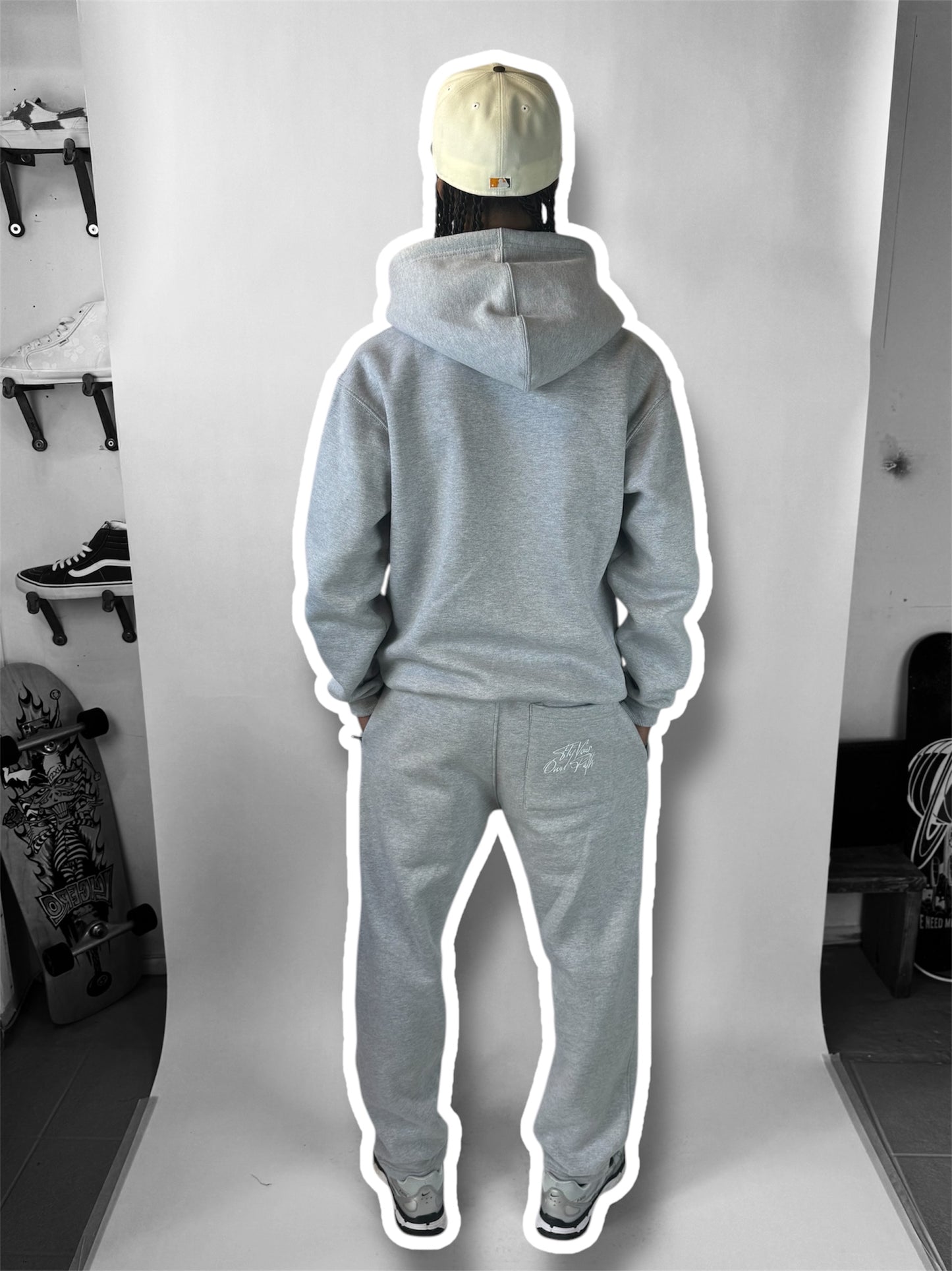 GREY EVERGREEN TRACKSUIT