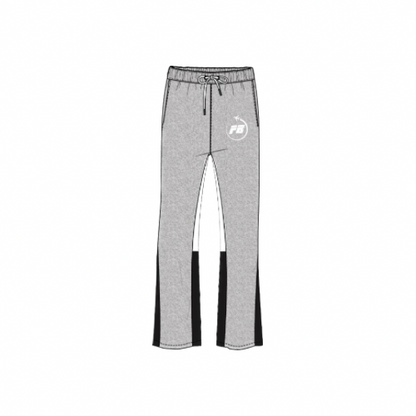 Grey Flared Trousers
