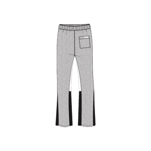 Grey Flared Trousers