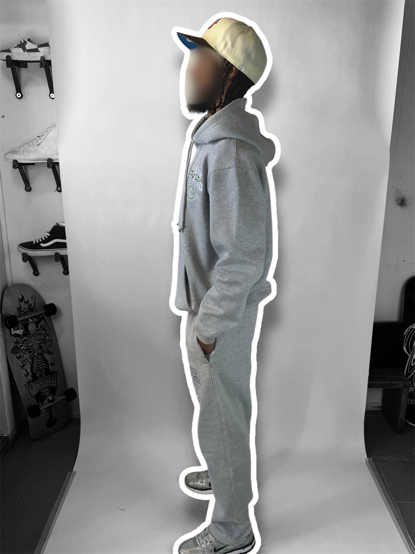 GREY EVERGREEN TRACKSUIT