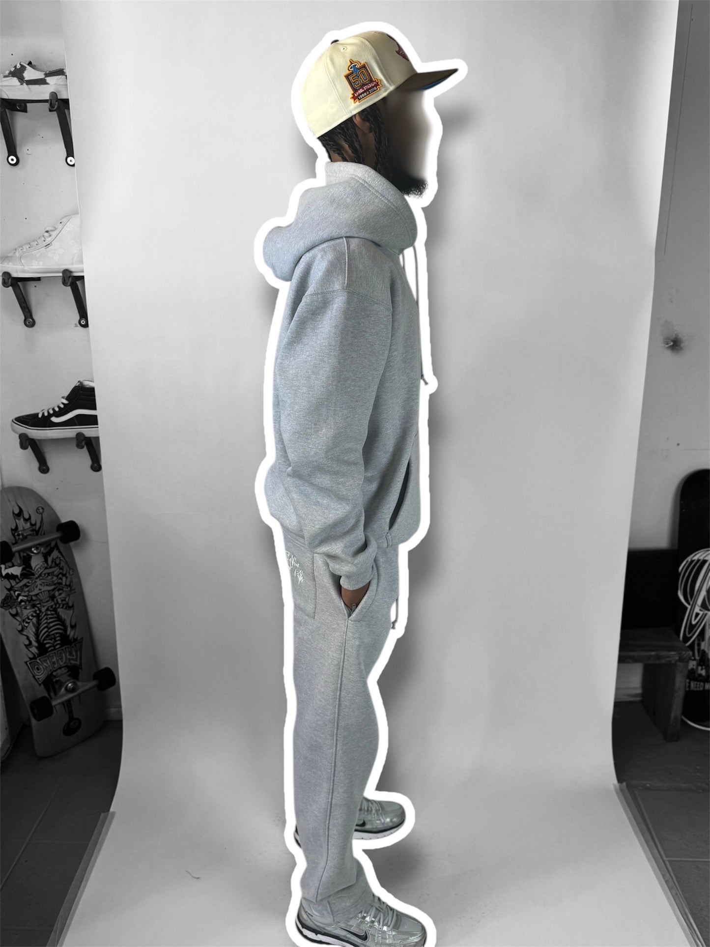 GREY EVERGREEN TRACKSUIT